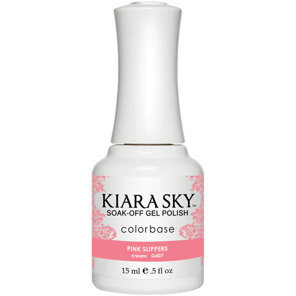 KIARA SKY Gel Polish PINK SLIPPERS G407