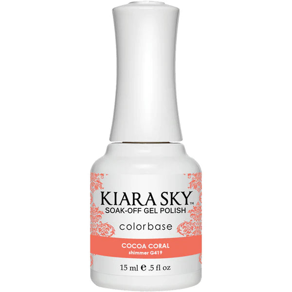 KIARA SKY Gel Polish COCOA CORAL G419