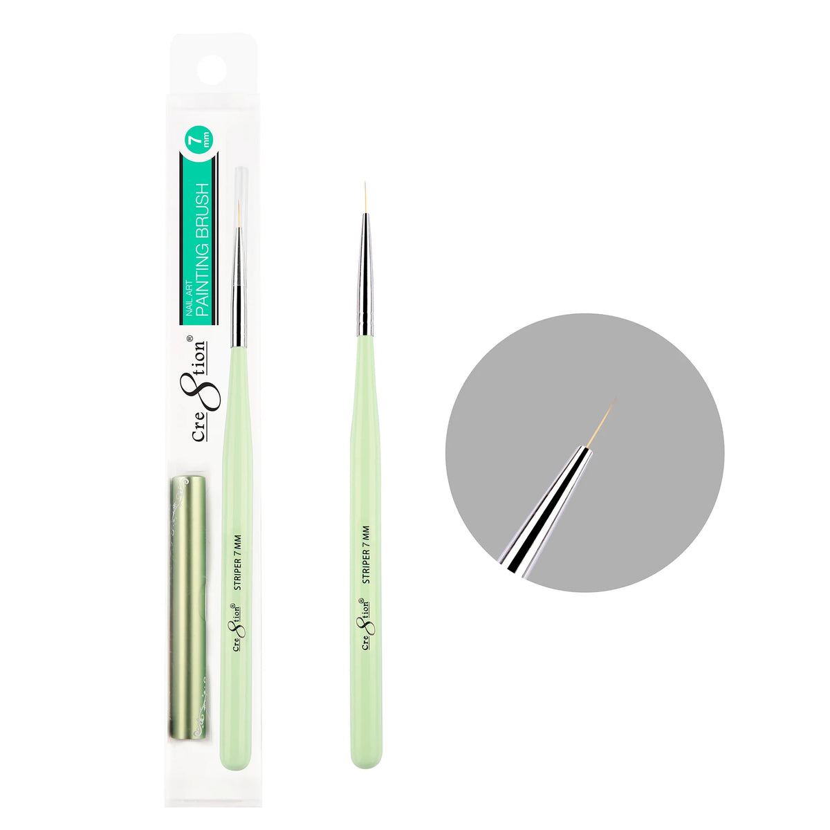 Cre8tion Medium Detail Nail Art Brush 7 mm