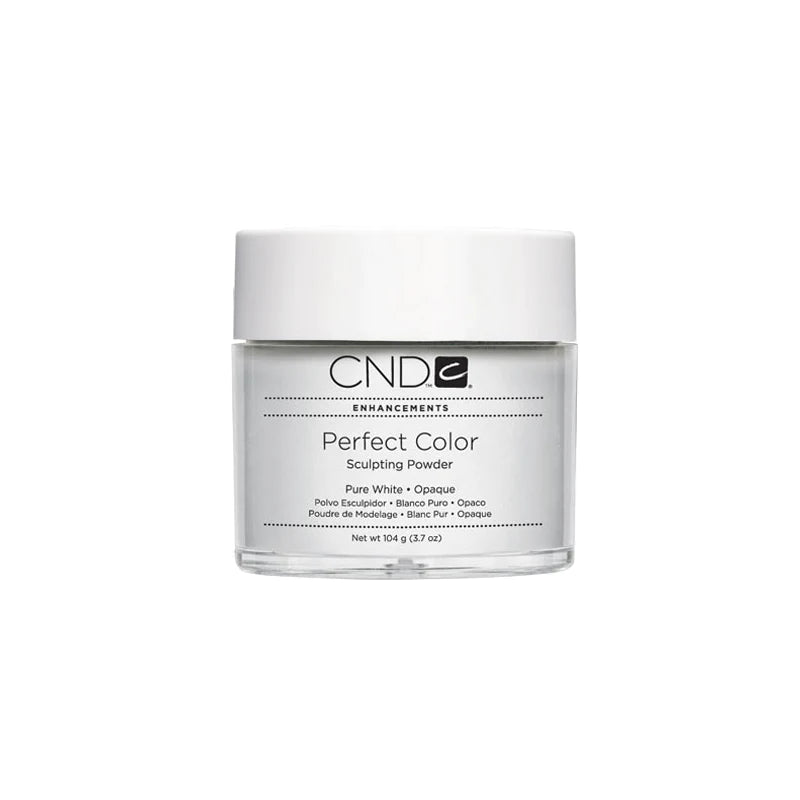 CND Acrylic Sculpting Powder - Pure White Opaque 3.7oz