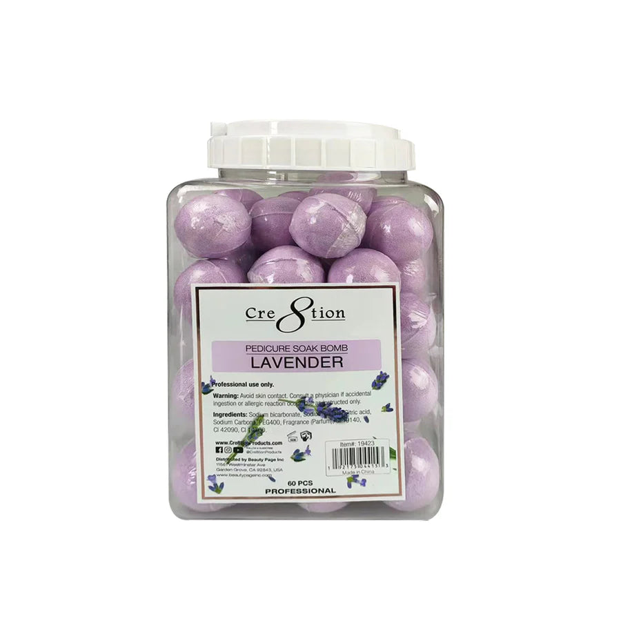 Cre8tion Pedicure Soak Bomb Lavender 30g 60 pcs.