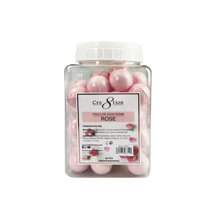 Cre8tion Pedicure Soak Bomb ROSE 30g 60 pcs.