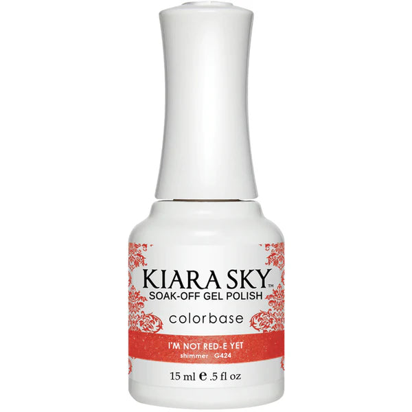 KIARA SKY Gel Polish  I'M NOT RED-E YET G424