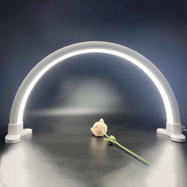 Nail Half Moon Lamp (White)