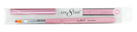 Cre8tion Nail Art Square Gel Brush-Pink, #06