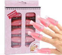 NAIL POLISH REUSABLE KEEPER (BLACK) 10PCS