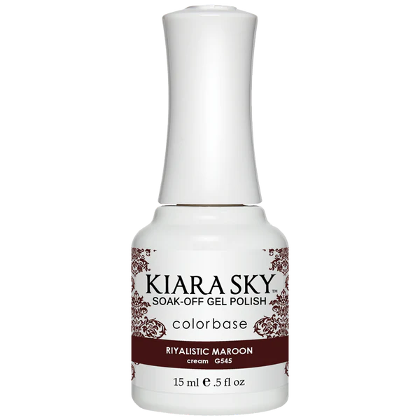 KIARA SKY Gel Polish RIYALISTIC MAROON G545