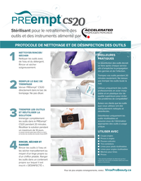 PREempt CS20 High Level Disinfectant For Medical Devices and Instruments  1L