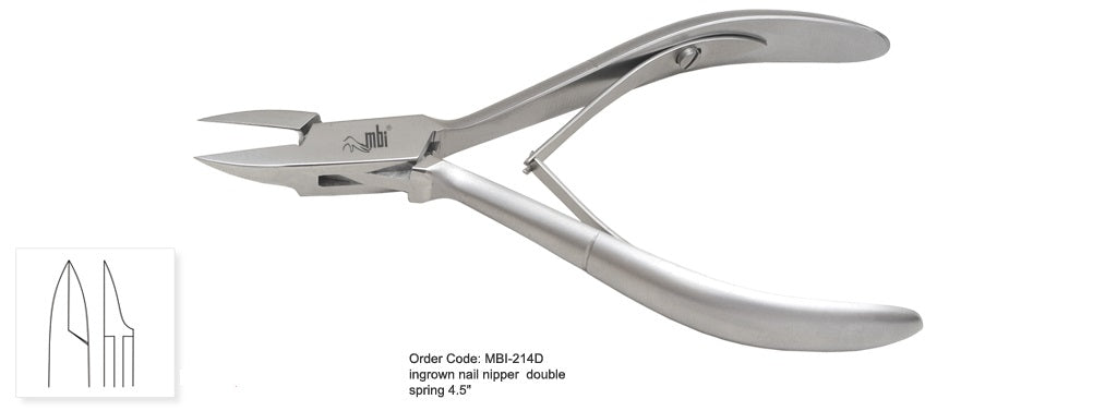 Ingrown Nail Nipper Double Spring Size 4.5″